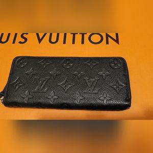 Authentic Louis Vuitton clemence wallet